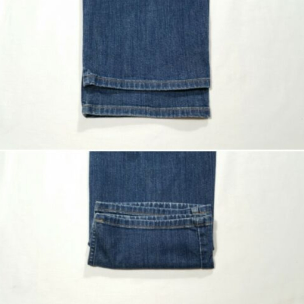 *SOLD* 18 L.L. BEAN Straight Jeans Blue Classic - Picture 5 of 8